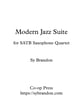 Modern Jazz Suite for Saxophone Quartet P.O.D cover